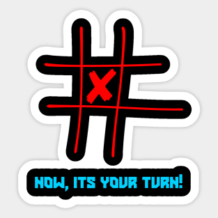 Tic Tac Toe Sticker